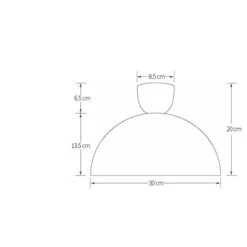 Plafonnier Design LED Avec Abat-jour Arrondie Bronx -Lumeers Boutique HTB1gtrLaovrK1RjSszfq6xJNVXaj