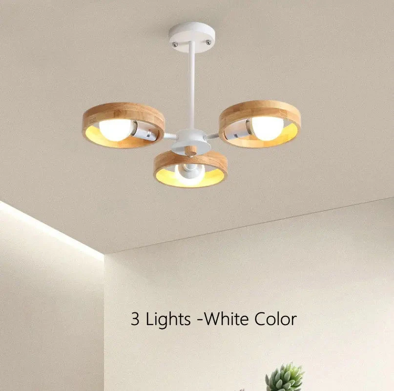 Lampe De Lustre En Bois Nordique Pour Salon Chambre Salle à Manger Décor Abat-jour En Bois Rond Noir E27 Suspension 9 Lampe De Lustre En Bois Nordique Pour Salon Chambre Salle à Manger Décor Abat-jour En Bois Rond Noir E27 Suspension – Image 7