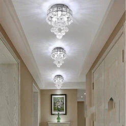 Plafonnier Moderne En Cristal Led Suspendu Intérieur Chrome -Lumeers Boutique Ha6b9c79f0e834ca1b93f58b2bdfcc272o