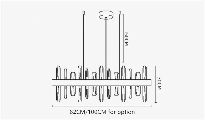 Lustre En Cristal K9 Design Art Déco Avec éclairage Led 6 Lustre En Cristal K9 Design Art Déco Avec éclairage Led – Image 4