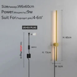 Simple Avec Prise Applique Murale LED Moderne Lumières Salon étude Chambre Chevet Couloir Allée Salon Cuisine Lampe éclairage Intérieur -Lumeers Boutique Ha84ba2e9f2ea48f089bf57bea38e3388U