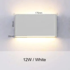 Applique Murale Led étanche Pour Extérieur En Aluminium -Lumeers Boutique Hb0d074bd4fc6446e81880dc2286e8be8d