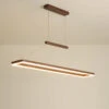 Lustre Moderne Rectangulaire éclairage LED Pour Restaurant