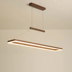 Lustre Moderne Rectangulaire éclairage LED Pour Restaurant