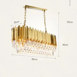 Lustre En Cristal Design Art Déco En Acier Inoxydable Avec éclairage Led 29 Lustre En Cristal Design Art Déco En Acier Inoxydable Avec éclairage Led -Lumeers Boutique Hb653bb50fa9944d3b01f84f9df894884M