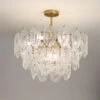Lustre Rond En Cristal Doré Design Moderne à Led -Lumeers Boutique Hb6eb6e081adf41fda16f2308a6ecac94G