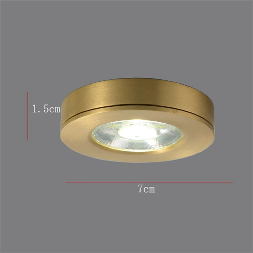 Spot Moderne LED Cylindrique En Métal Doré Tarm 9 Spot Moderne LED Cylindrique En Métal Doré Tarm – Image 7