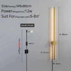 Simple Avec Prise Applique Murale LED Moderne Lumières Salon étude Chambre Chevet Couloir Allée Salon Cuisine Lampe éclairage Intérieur -Lumeers Boutique Hc608e10594a34d6f977b1aeb6d316e2bf