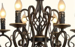 Lustre Vintage Européen En Fer Avec Bougies à Led 15 Lustre Vintage Européen En Fer Avec Bougies à Led -Lumeers Boutique Hcb461d93907c4baa9fb47c9d69f8bcf90