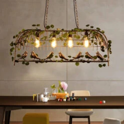 Lustre Cage à Oiseaux Style Industriel Rétro Fer Forgé Décoratif -Lumeers Boutique He082a537f65e43b388ba084c23973163e