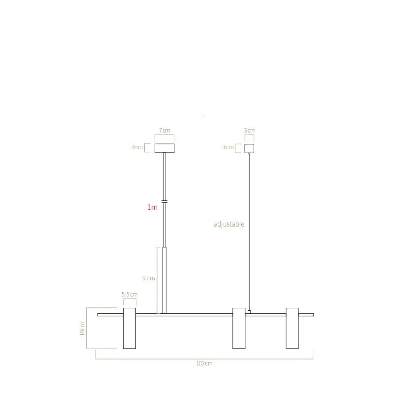 Lustre Design Minimaliste Avec Spots Doré Prism 9 Lustre Design Minimaliste Avec Spots Doré Prism – Image 7