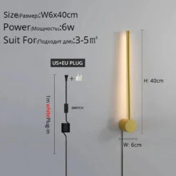 Simple Avec Prise Applique Murale LED Moderne Lumières Salon étude Chambre Chevet Couloir Allée Salon Cuisine Lampe éclairage Intérieur -Lumeers Boutique He8a0fa3547e945a3b66b75d449fa3cde0