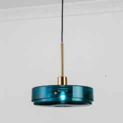 Suspension Design Arrondie En Verre Bleue Harpais 15 Suspension Design Arrondie En Verre Bleue Harpais -Lumeers Boutique Hf114d83a2d0a44a88233a04fa2fb6f1bn