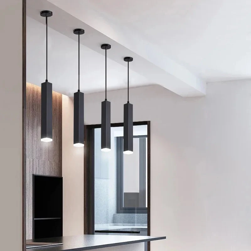 Luminaire Suspension Led Tube Tuyau Carré 7 Luminaire Suspension Led Tube Tuyau Carré – Image 5