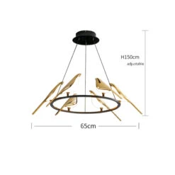 Lustre Design LED Luxury En Forme D'oiseaux Dorés Pie 19 Lustre Design LED Luxury En Forme D'oiseaux Dorés Pie -Lumeers Boutique Hf4560d65cc0b4891995b78dc0255330dQ