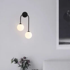 Applique Murale LED Moderne En Verre Laiteux -Lumeers Boutique Hf68184fc5d334ad6bd7a527b3daee4477