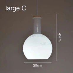 (mai80j) Suspension Avec Abat-jour En Verre Blanc Style Bouteille Nader -Lumeers Boutique Magic Bottle Pendant Lamp Restaurant Shop Hotel Bar Cafe Loft Modern Benjamin Hubert Labware Reproduction Glass.jpg 640x640 9e4fd78e 1840 46b0 9f97 f952a37552f6