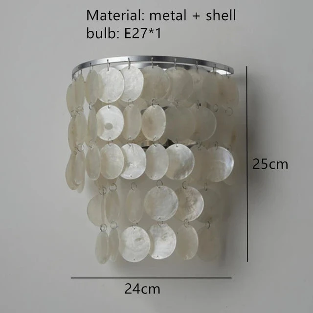 (80j - 5juin) Applique Murale Moderne LED Avec Plaques Nacrées Loredi 4 (80j - 5juin) Applique Murale Moderne LED Avec Plaques Nacrées Loredi – Image 2