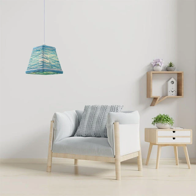 Suspension Moderne LED Abat-jour En Rotin Sevyn 4 Suspension Moderne LED Abat-jour En Rotin Sevyn – Image 2