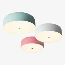Plafonnier LED Coloré Rond Moderne Nordic