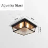 (mai80j) Plafonnier Style Rétro En Métal Et Verre Carré Rahja -Lumeers Boutique Retro Glass Box Ceiling Lamp Square Iron Light Hotel Bar Aisle Porch Kitchen Balcony Study Cloakroom.jpg 640x640 e671446b 11b4 412d a0f2 862a1f35b5f4