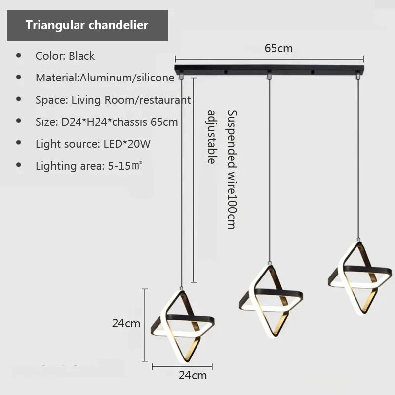 Lustre Moderne à LED Pour Un éclairage élégant Et Décoratif 12 Lustre Moderne à LED Pour Un éclairage élégant Et Décoratif – Image 10