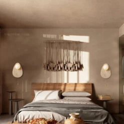 Applique Murale Vintage En Pierre Naturelle Avec Abat-jour En Verre -Lumeers Boutique S0381b67c280c42cd9047842bd08dec42V