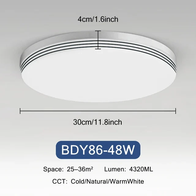 Plafonnier Rond Ultra-mince Led Moderne Pour éclairage Intérieur 14 Plafonnier Rond Ultra-mince Led Moderne Pour éclairage Intérieur – Image 12