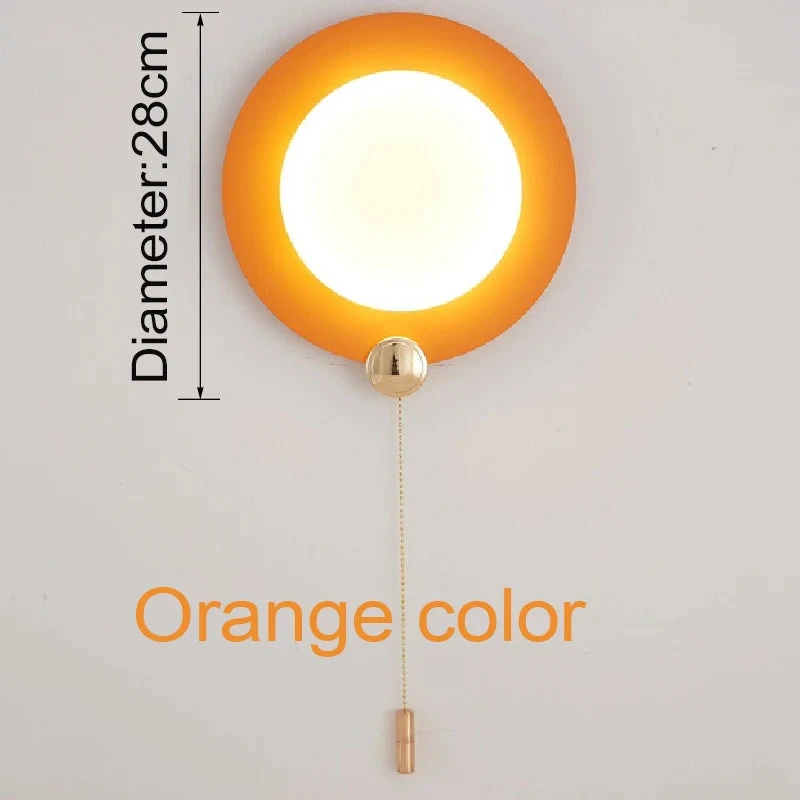 Applique Murale Ronde Créative Pour Chambre à Coucher 9 Applique Murale Ronde Créative Pour Chambre à Coucher – Image 7