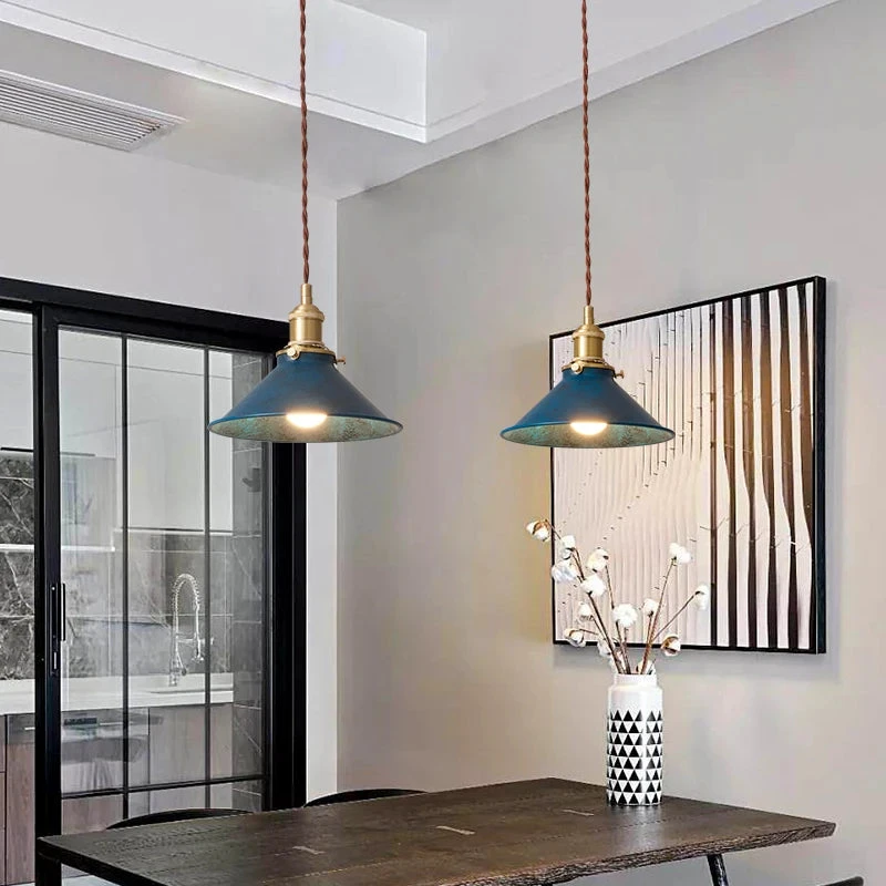 Suspension Loft Luminaire Vintage Industriel Avec Abat-jour En Métal 5 Suspension Loft Luminaire Vintage Industriel Avec Abat-jour En Métal – Image 3