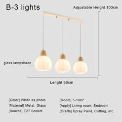 Lustre à Led Moderne Design Nordique Pour Décoration Intérieure -Lumeers Boutique S08eb04f37bb94ad5aa110073b4ef659b2