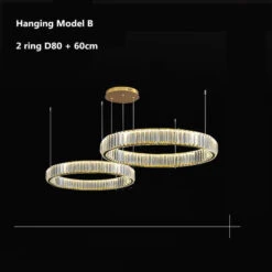 Lustre Moderne En Cristal Rond à Led Avec Intensité Variable -Lumeers Boutique S097a110bc71540e9bb9a7e1f82b07fb7k