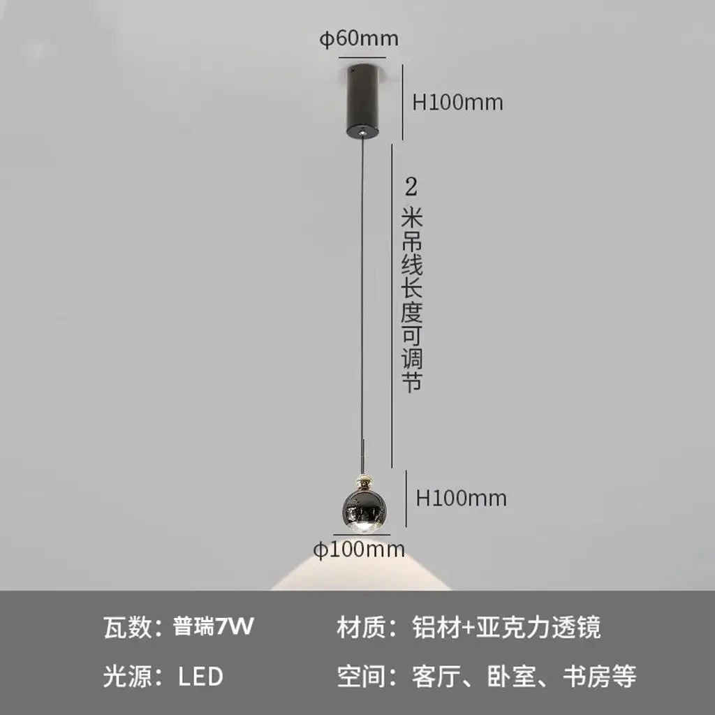 Suspension Led Boule Art Déco Pour Décoration D'intérieur Enfants 10 Suspension Led Boule Art Déco Pour Décoration D'intérieur Enfants – Image 8