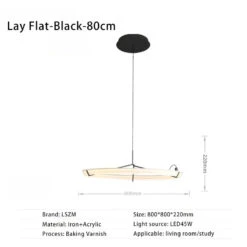 Lustre Nordique Design Suspension Décorative En Acrylique LED 37 Lustre Nordique Design Suspension Décorative En Acrylique LED -Lumeers Boutique S0f3dd0c704da44c5b4d213d98393186cx