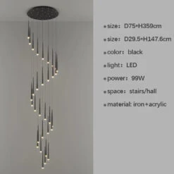 Lustre Moderne à Led Pour Décoration D'intérieur Haut De Gamme 30 Lustre Moderne à Led Pour Décoration D'intérieur Haut De Gamme -Lumeers Boutique S0f44a5a772e14c86bfbc1c9dacf9678d7