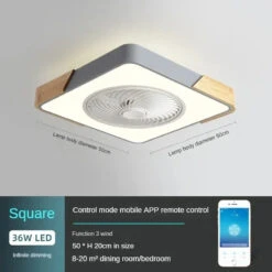 Plafonnier Led En Bois Avec Ventilateur Et Télécommande Design Moderne 33 Plafonnier Led En Bois Avec Ventilateur Et Télécommande Design Moderne -Lumeers Boutique S0fb7f53a75a1444f96b28092562a509b4