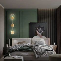 Applique Murale Moderne LED Circulaire En Métal Doré Sicily 20 Applique Murale Moderne LED Circulaire En Métal Doré Sicily -Lumeers Boutique S1023131373c94b95a91dfd4d12f0da65n