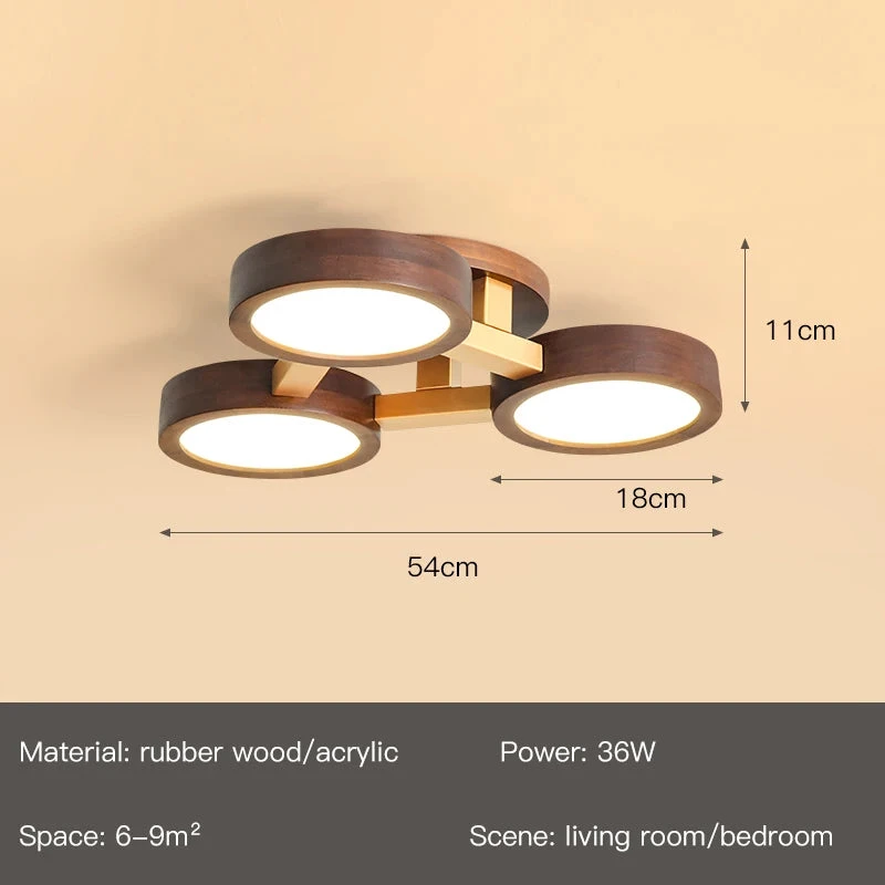 Lustre Led Moderne En Bois Pour Décoration Intérieure élégante 11 Lustre Led Moderne En Bois Pour Décoration Intérieure élégante – Image 9