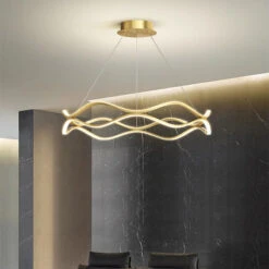 Suspension Moderne à Led Pour Décoration Intérieure élégante Et Luxueuse