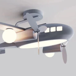 Plafonnier Moderne Avec Télécommande Pour Chambre D'enfant Style Nordique -Lumeers Boutique S11e0fc052e68434d92c876226dbe6157D