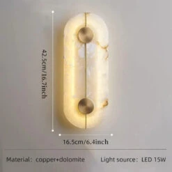 Applique Murale Led En Marbre Et Cuivre Doré Design Nordique Moderne 16 Applique Murale Led En Marbre Et Cuivre Doré Design Nordique Moderne -Lumeers Boutique S145262ad4a444e6f80df65cb4d76fbd6g