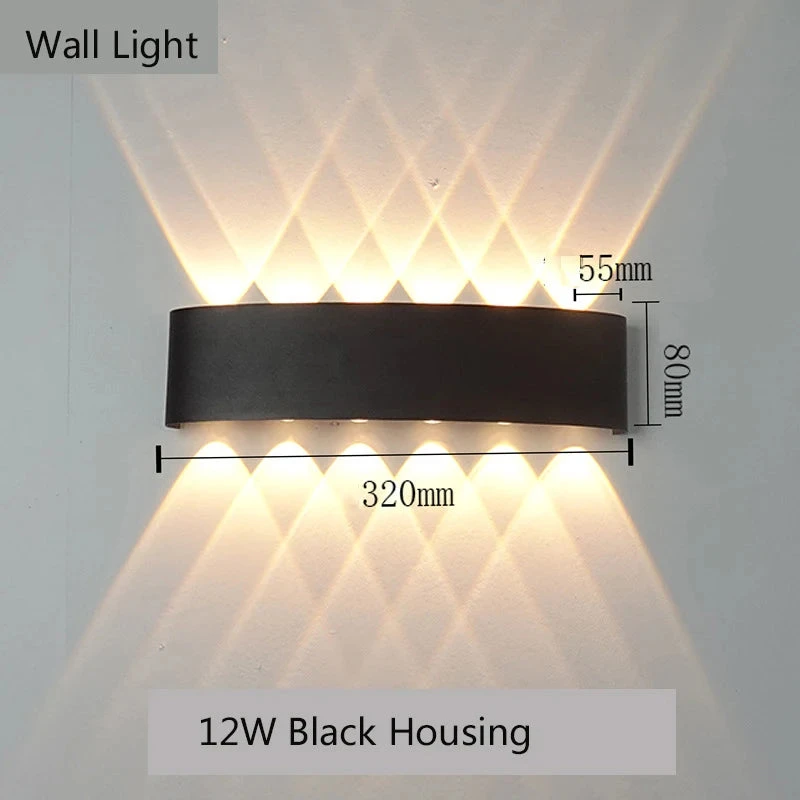 Applique Murale Led Extérieure En Aluminium Haute Luminosité Pour Jardin Et Cour 9 Applique Murale Led Extérieure En Aluminium Haute Luminosité Pour Jardin Et Cour – Image 7