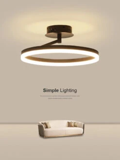 Plafonnier LED Rond Simple