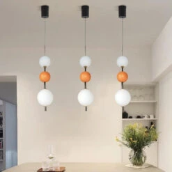 Glass Ball LED Pendant Light Ceiling Suspension Hanging For Living Dining Room Bedroom -Lumeers Boutique S15f1727a648d4e70bc99e15f20c086e21