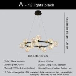 Lustre Led Moderne Design Nordique Pour Décoration Intérieure 35 Lustre Led Moderne Design Nordique Pour Décoration Intérieure -Lumeers Boutique S17ac0235cead46c281f9293f59c1596as