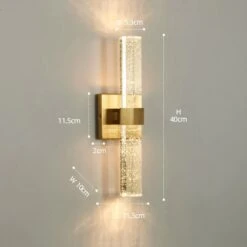 Applique Murale Luxe Chambre Veilleuse Allée Minimaliste 10 Applique Murale Luxe Chambre Veilleuse Allée Minimaliste -Lumeers Boutique S17e085a3d026455a88ef9ea6dc0934895