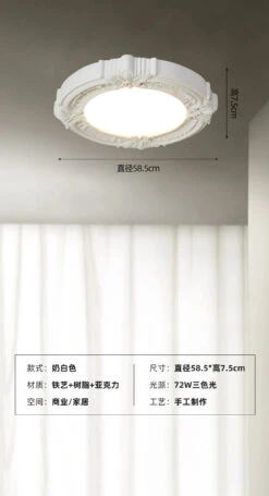 Plafonnier Rétro En Résine Design Français Pour Intérieur Moderne 19 Plafonnier Rétro En Résine Design Français Pour Intérieur Moderne -Lumeers Boutique S182db33cc0f34d4da12147a39ccc10037