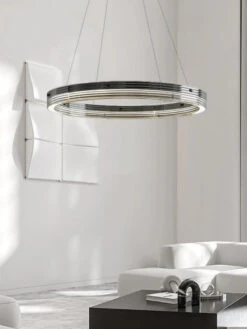 Suspension Circulaire En Verre Design Moderne Et Minimaliste