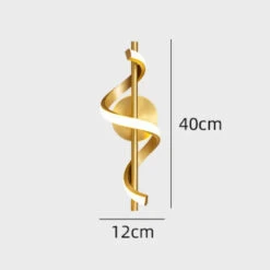 Applique Murale Led Spiral 3000k Salon -Lumeers Boutique S1a4f115fa14f4918a8db733a0ddf51b41