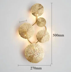 Applique Murale Moderne En Forme De Feuille De Lotus 19 Applique Murale Moderne En Forme De Feuille De Lotus -Lumeers Boutique S1ba40db671274e12af472ff2179c8e3dH